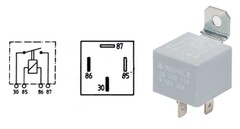Rele Lys 24V/20A  4-Stikk