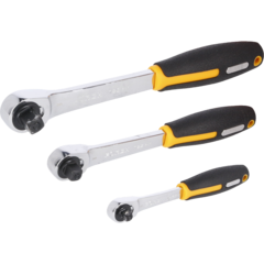 Skrallesett 1/4&quot;-3/8&quot;-1/2&quot; Supersmal 72 tenner