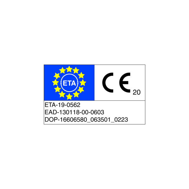 Trekonstruksjonsskrue Senk TX Fiberkutt, freseribber 