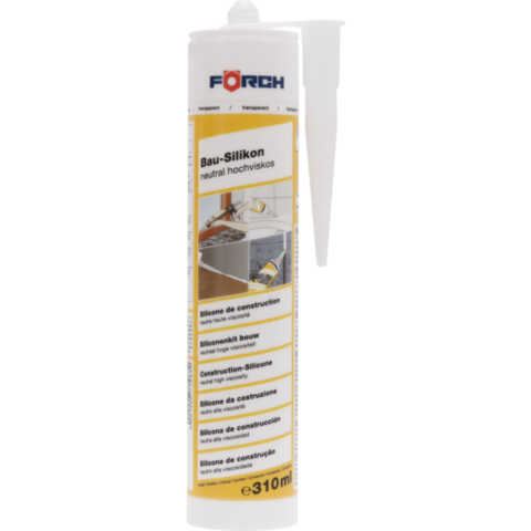 Silikon Nøytral Høyvisk. Transp 310 ml 