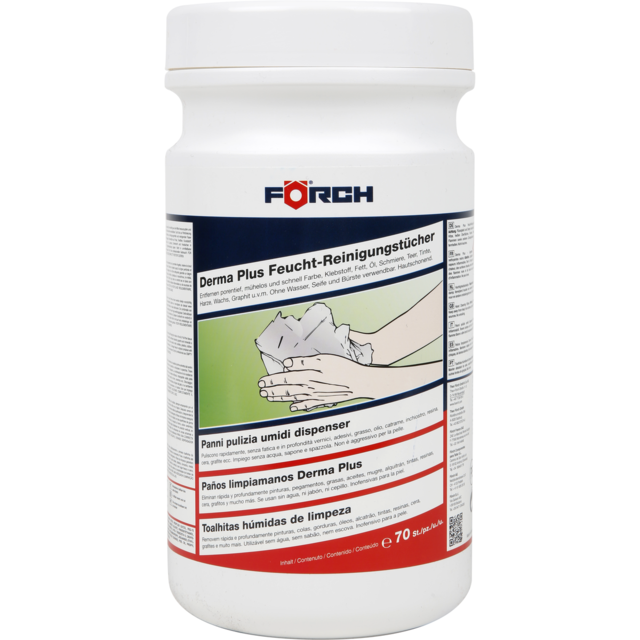 Renseserviett Derma Plus 20x30 cm 70 servietter 