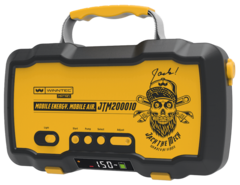 Startbooster 12V Multifunksjon m/Kompressor og led lys