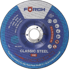 Slipeskive st&#229;l CLASSIC 100 125mm x 7mm  wcd06