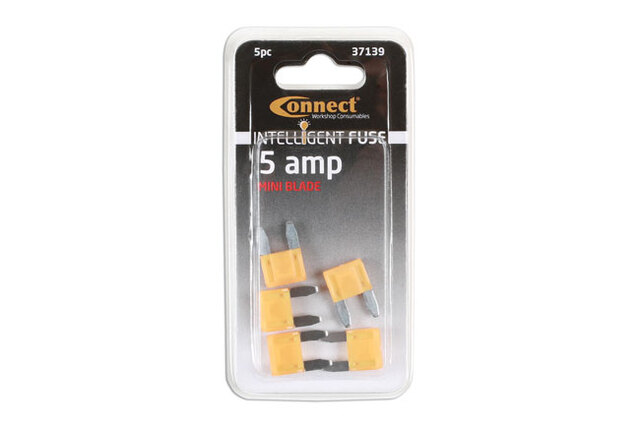 Sikring Blad Mini Fuse LED 5A (5stk) LED 5A 