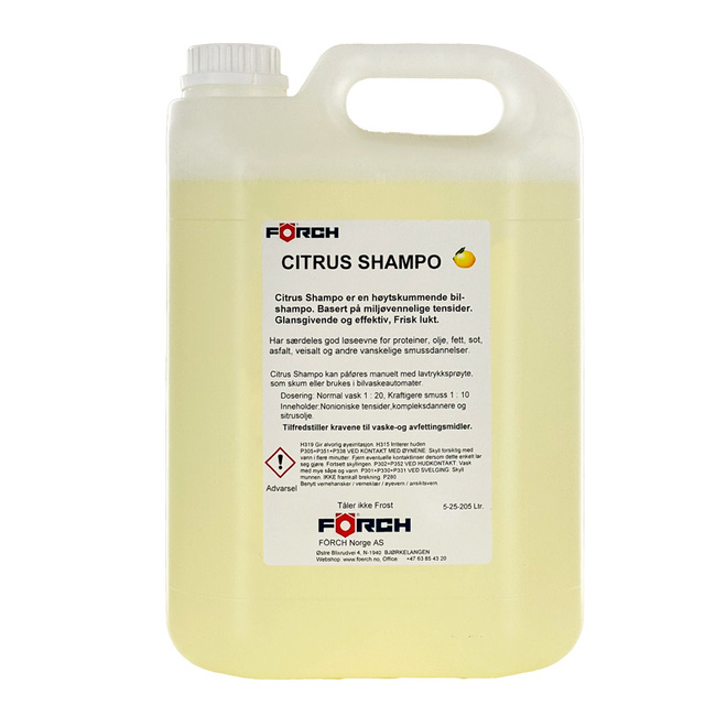 Citrus shampoo 5L 