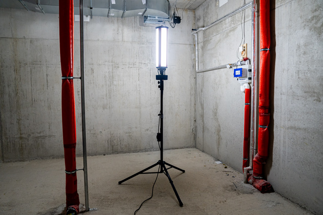 LED lys 360º 4x60w teleskop 12.000 / 24.000 lumen 