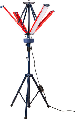 LED lys 360&#186; 4x60w teleskop 12.000 / 24.000 lumen