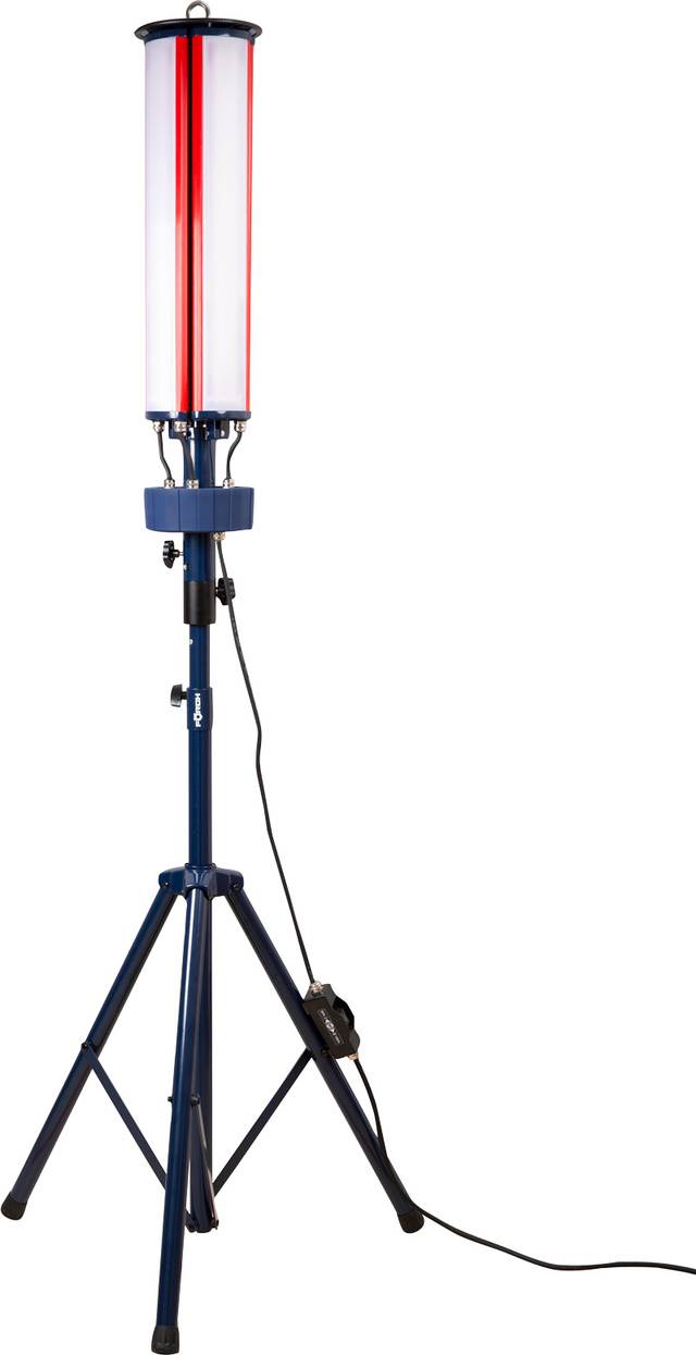 LED lys 360º 4x60w teleskop 12.000 / 24.000 lumen 