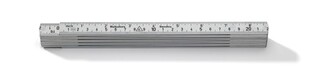 Meterstokk 1M Aluminium mm