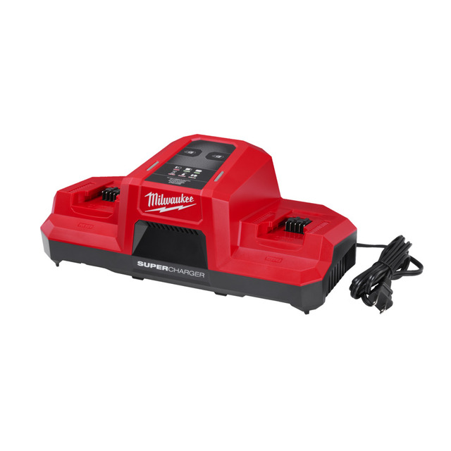 Lader dobbel superlader Milwaukee 