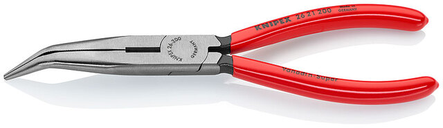 Tang Flatrund/Spiss m/Bøy 200mm Knipex 