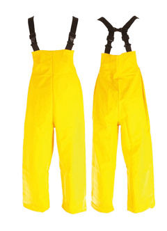 Regnbukse Gul PU/PVC Str. XL