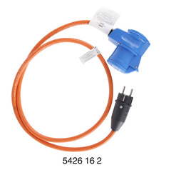 Camping adapterkabel 230V, 1,5m