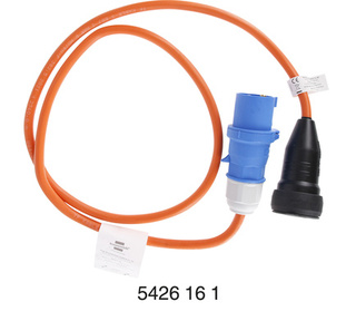 Camping adapterkabel 230V, 1,5m 