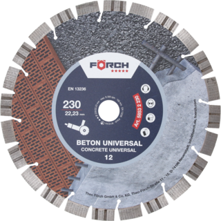 Diamantskive 125mm Betong universal