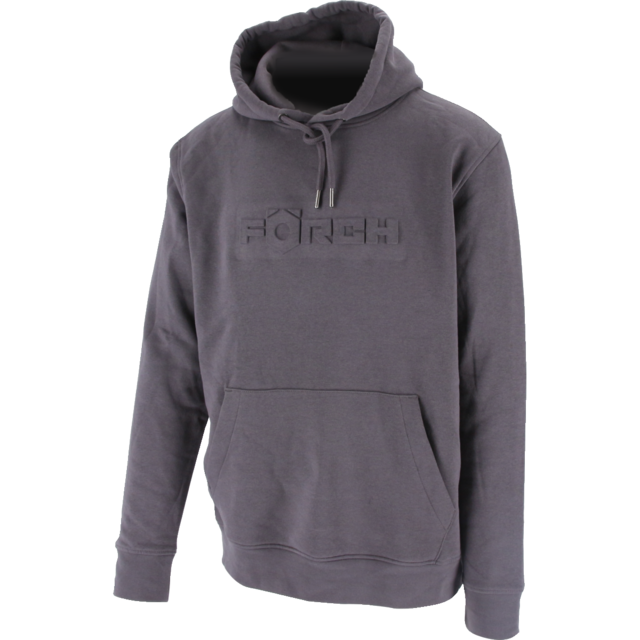 Hoodie "FÖRCH" brodert, Grå 