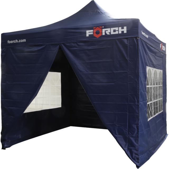 Förch Paviljong 3x3m, blå Förch 