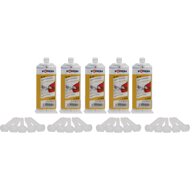 Start-sett Plastreparasjon 2K K151 5 x lim/20 x spiss 