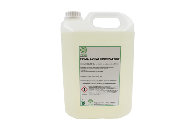 Avkalkingsvæske, 5 liter 