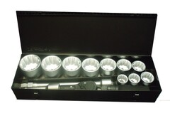 Pipenøkkelsett 1" 12-kt 36-80mm 36-80mm