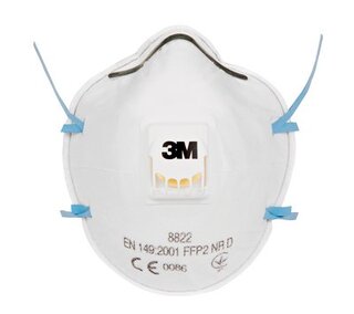 St&#248;vmaske m/ventil 3M 6922