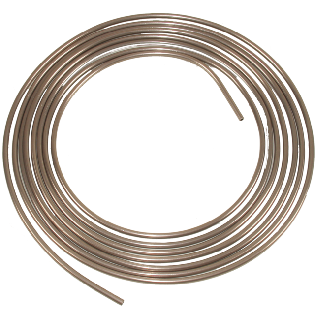 Bremserør Kobber/Nikkel 4,75 mm (25M) 3/16" x 25 m  (BP03 25) 