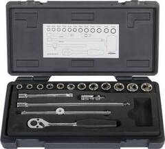 Pipesett 3/8&quot; 12-Deler 8-19mm .