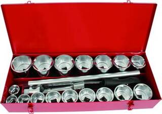 Pipesett 1"  Stålkoffert 36-80mm .