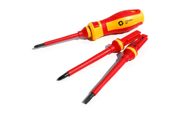 Skrutrekkersett Elektro VDE 1000V IEC 60900 