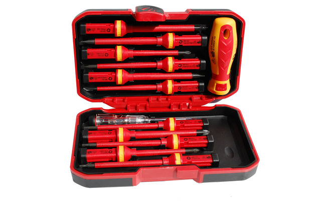 Skrutrekkersett Elektro VDE 1000V IEC 60900 