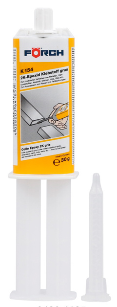 Flytende Metall 2K-epoxy 30g K154  Blandespiss = 6660 4211