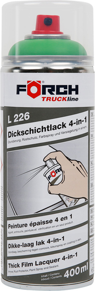 Tykklagslakk 4 in 1 Deutz Grønn LM  L226 TRUCK Line  400 ml 