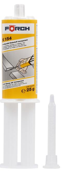 Lim 2K Epoxy 25g Transparent K154 Blandespiss = 6660 4211