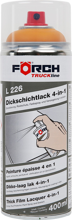 Tykklagslakk 4 in 1 Liebherr Gul  L226 TRUCK Line  400 ml