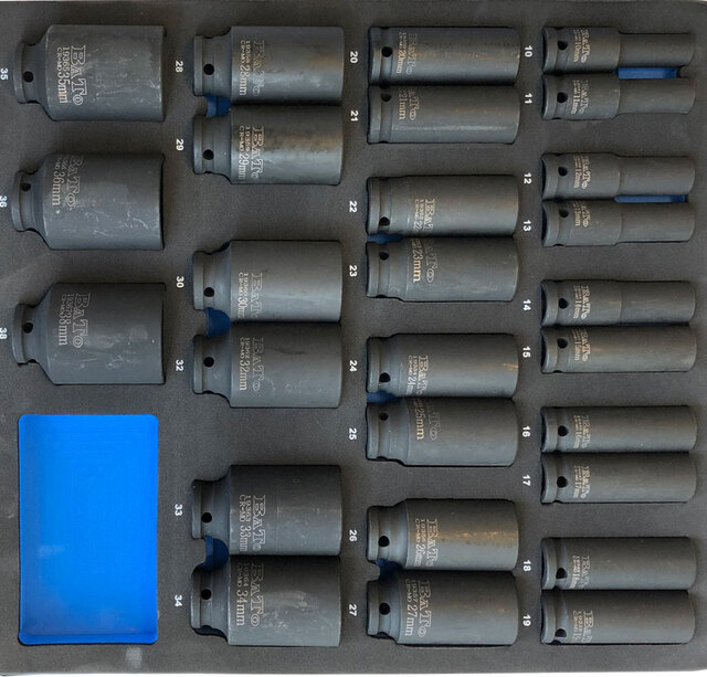 BATO verktøyvogn 13-skuffer XXL-Premium 560 deler 