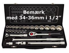 Pipen&#248;kkelsett 1/2&quot; 12 kt. 8-36mm .