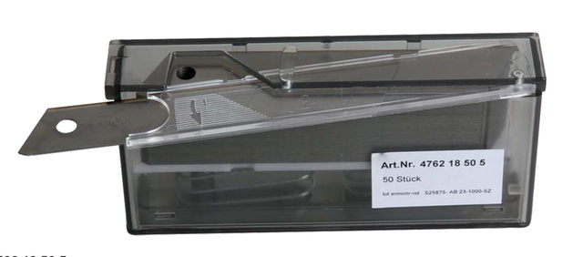 Knivblader (50) TITAN 5* 18mm 