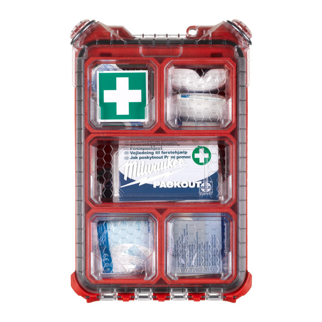 Førstehjelpskoffert DIN 12157 Milwaukee PACKOUT™ 