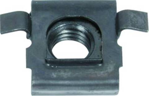 Kassemutter /Klips   M 4 Sort 