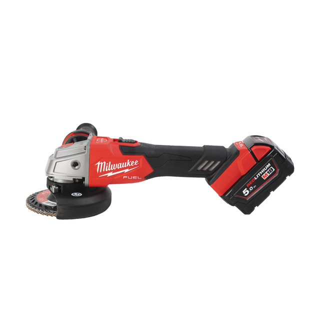 Vinkelsliper 125mm m/batt Milwaukee M18 FUEL 
