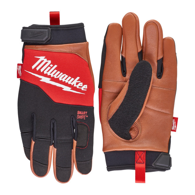 Hanske hybrid lær XL/10 Milwaukee 