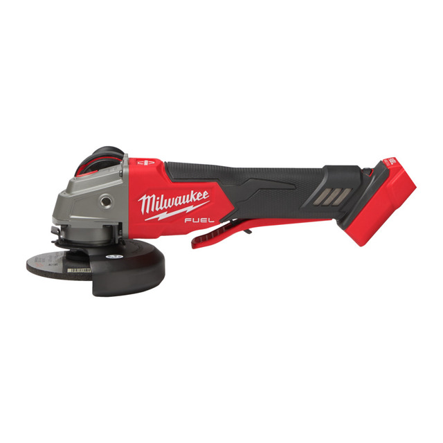 Vinkelsliper 125mm tofingerbryter, brems Milwaukee M18 FUEL FIXTEC 