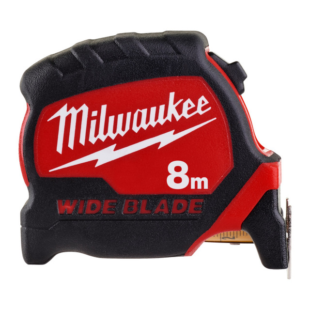 Målebånd premium bred 8M Milwaukee 