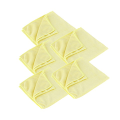 Mikrofiberkluter Universal 5pk 40 x 40cm Gul