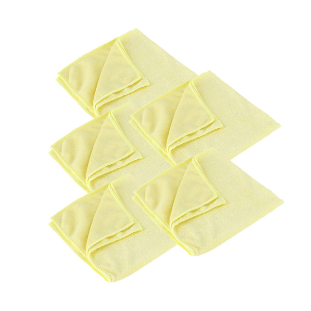 Mikrofiberkluter Universal 5pk 40 x 40cm Gul 