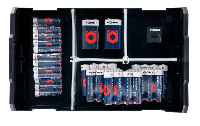 Sortiment batterier AAA/AA + 9V 