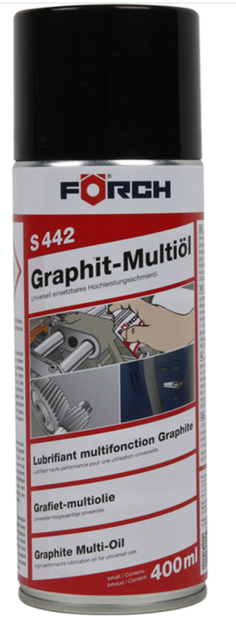Multiolje med grafitt S442 400ml 