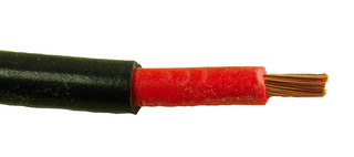 Kabel dob.isolert Sort (50M) 1 X 2,5 mm&#178;