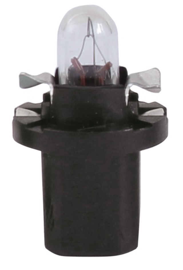 12V Lyspære  12V 1.2  Sort B8,5D 12598 