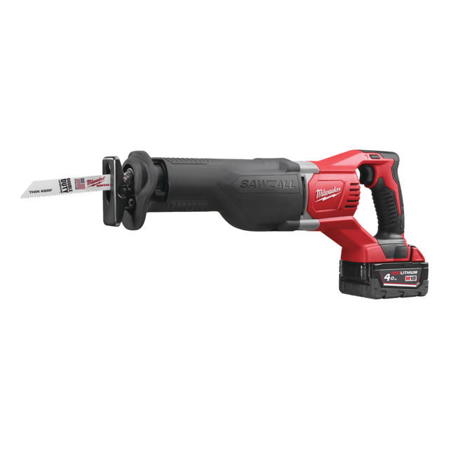 Bajonettsag 18V m/Batteri 4Ah Milwaukee M18 BSX-402C 